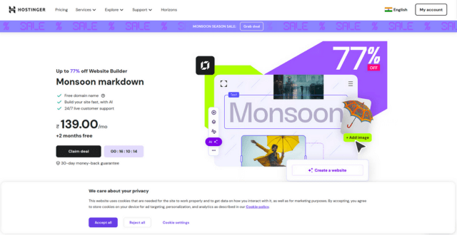 Hostinger AI Website Builder