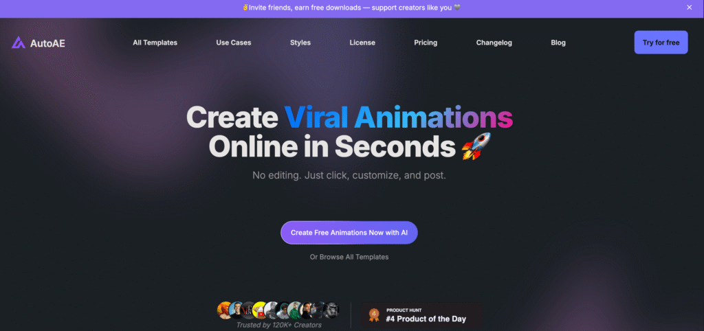 AutoAE-AI-Motion-Graphic-Designer-Make-Viral-Animations