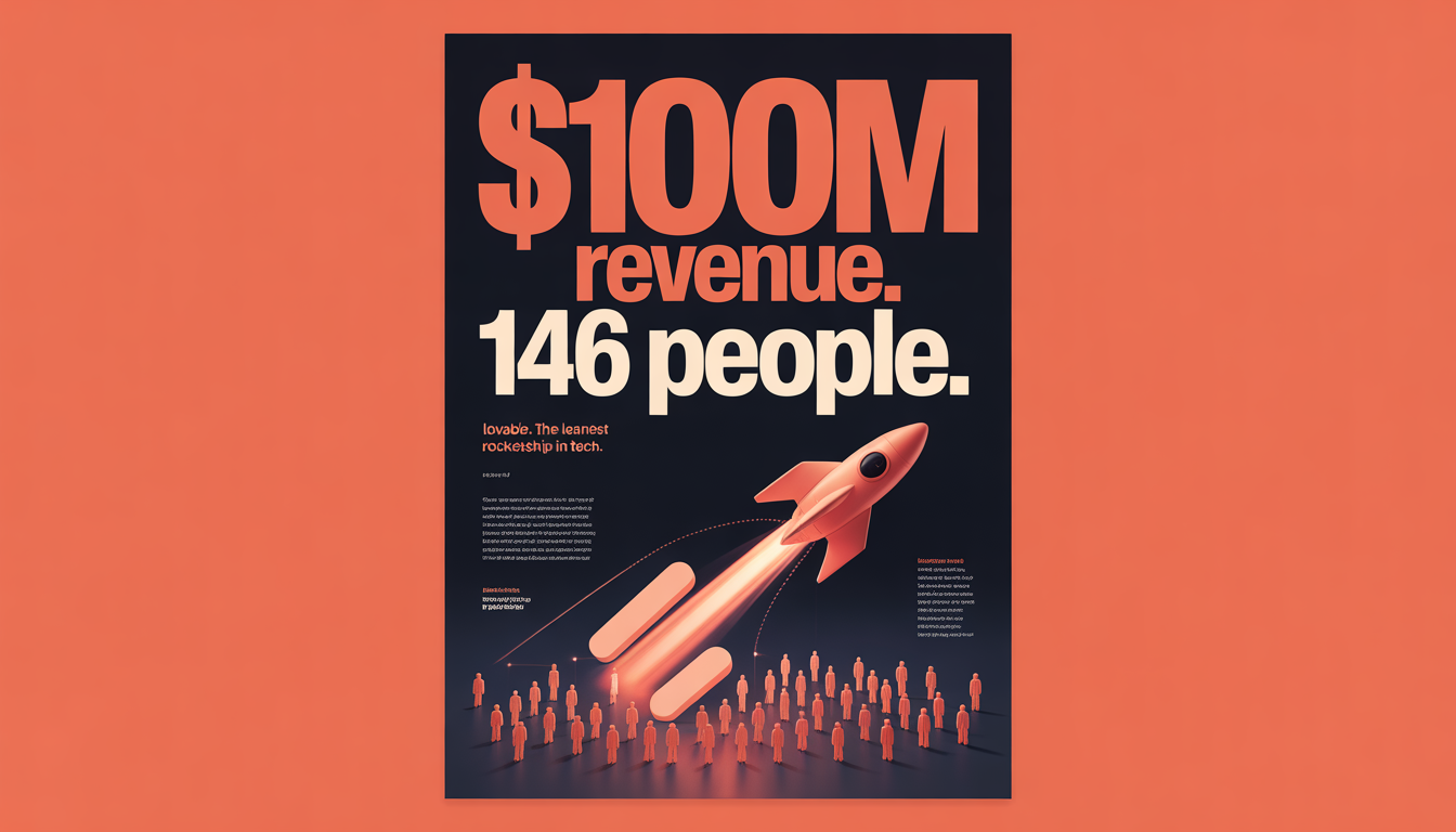 Lovable Added $100 Million in Revenue Last Month — With Just 146 Employees