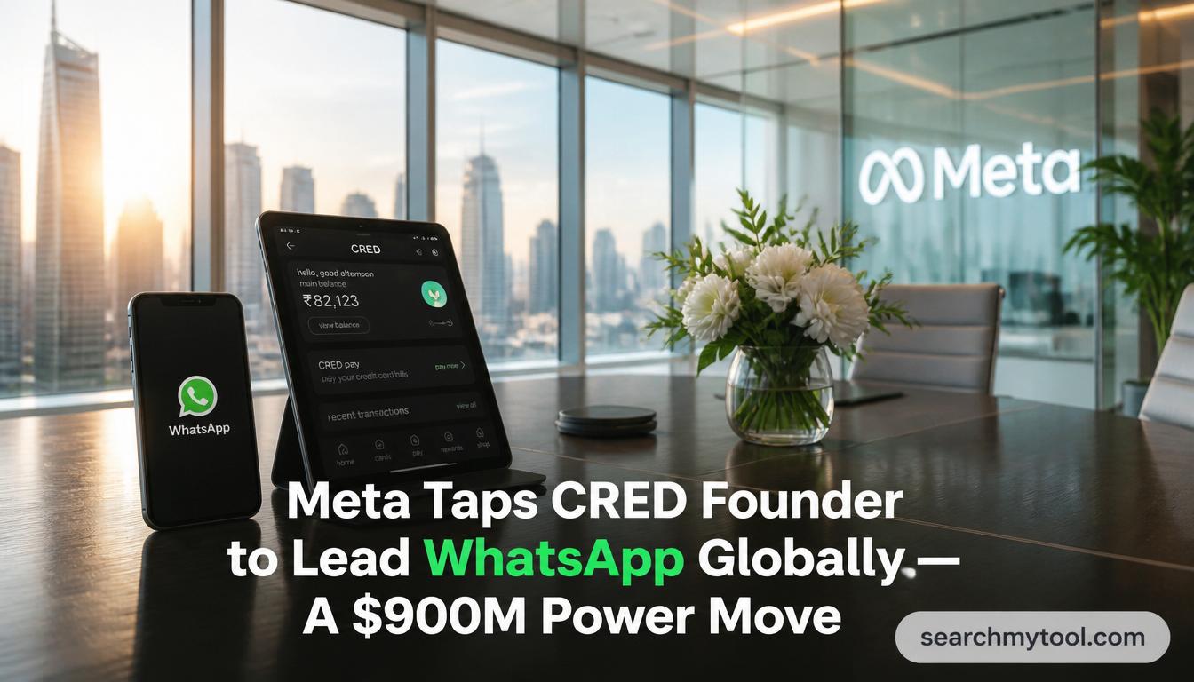 CRED Founder Kunal Shah Named Global Head of WhatsApp